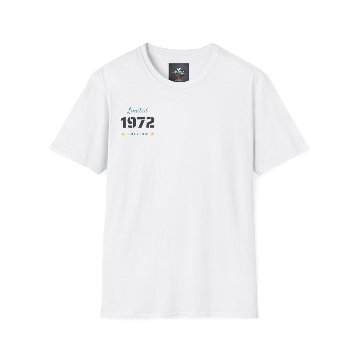 1972 Limited Edition T-Shirt — Vintage Minimalist Chest Logo