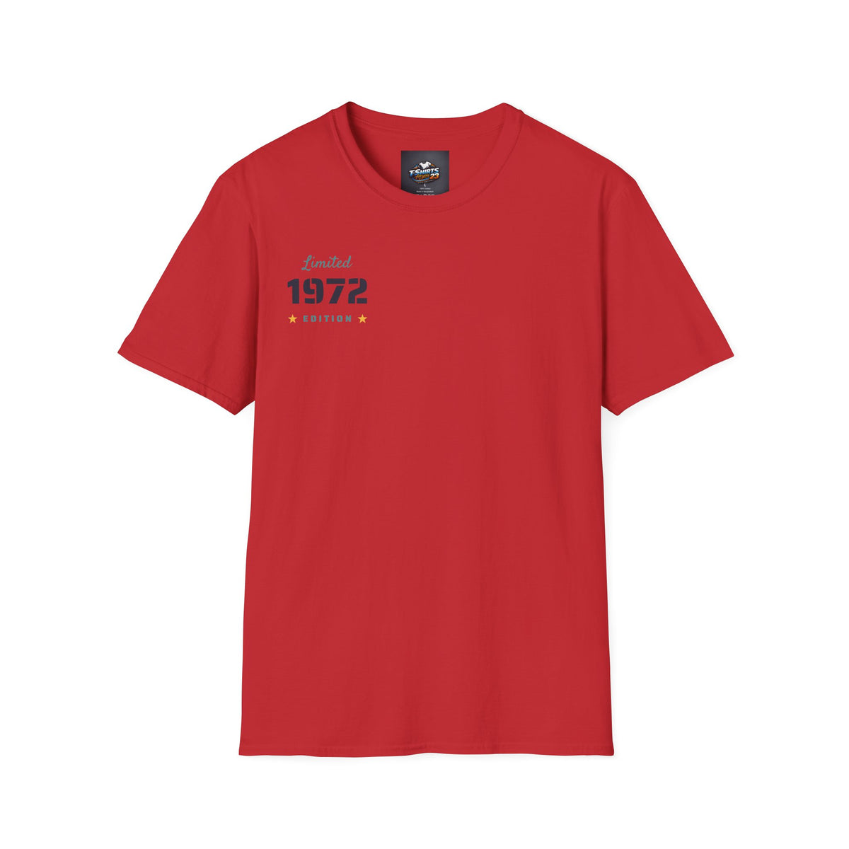 1972 Limited Edition T-Shirt — Vintage Minimalist Chest Logo